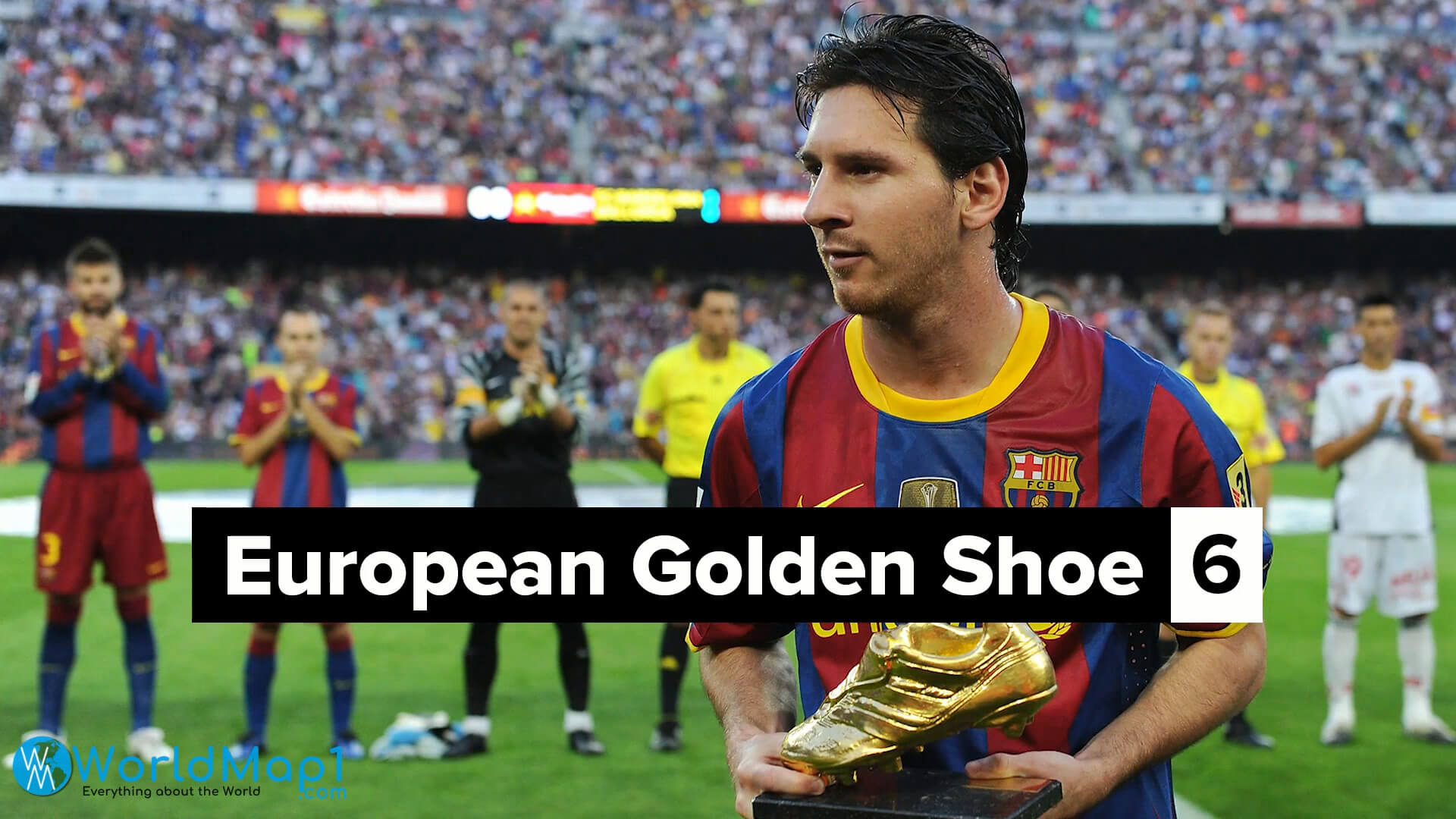 Messi Wins 6 Times European Golden Shoe